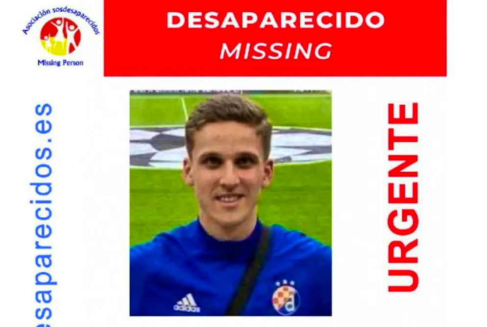 The Valais amateur footballer Jakov Jelkic was reported missing in Alicante.