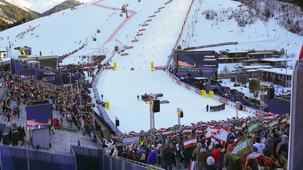 Alles ist angerichtet für die alpine Ski-WM in Saalbach.