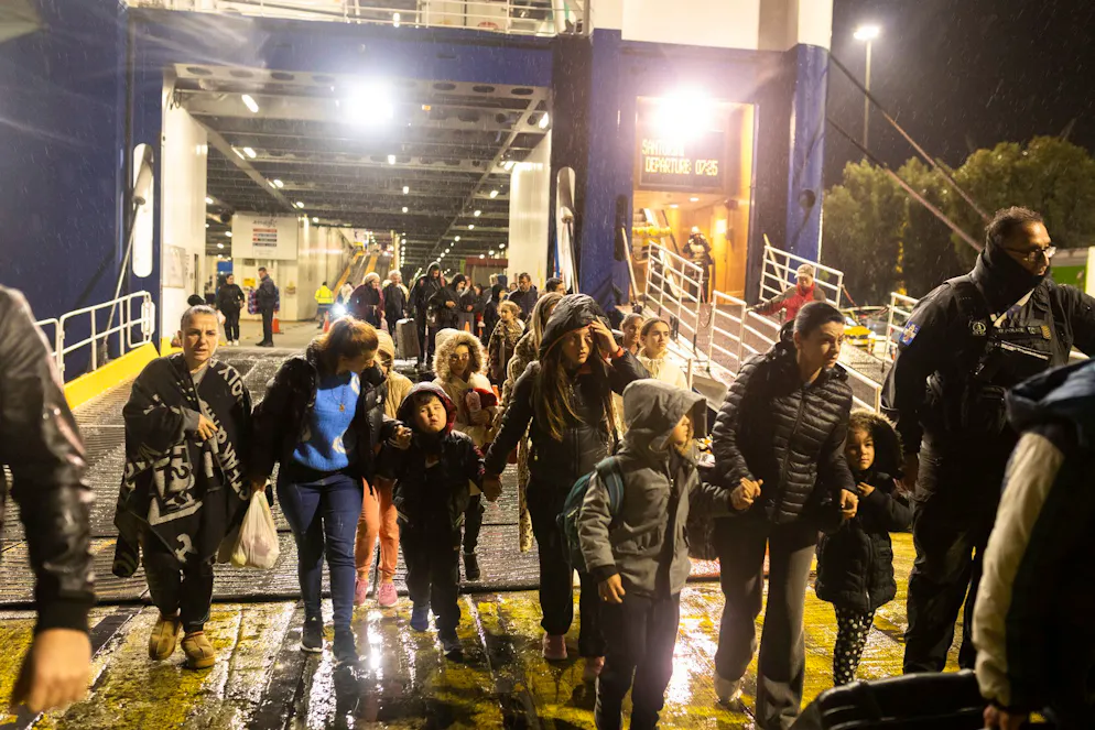 «Ich fühle mich wie ein Flüchtling im eigenen Land», klagte eine Frau auf der Fähre.