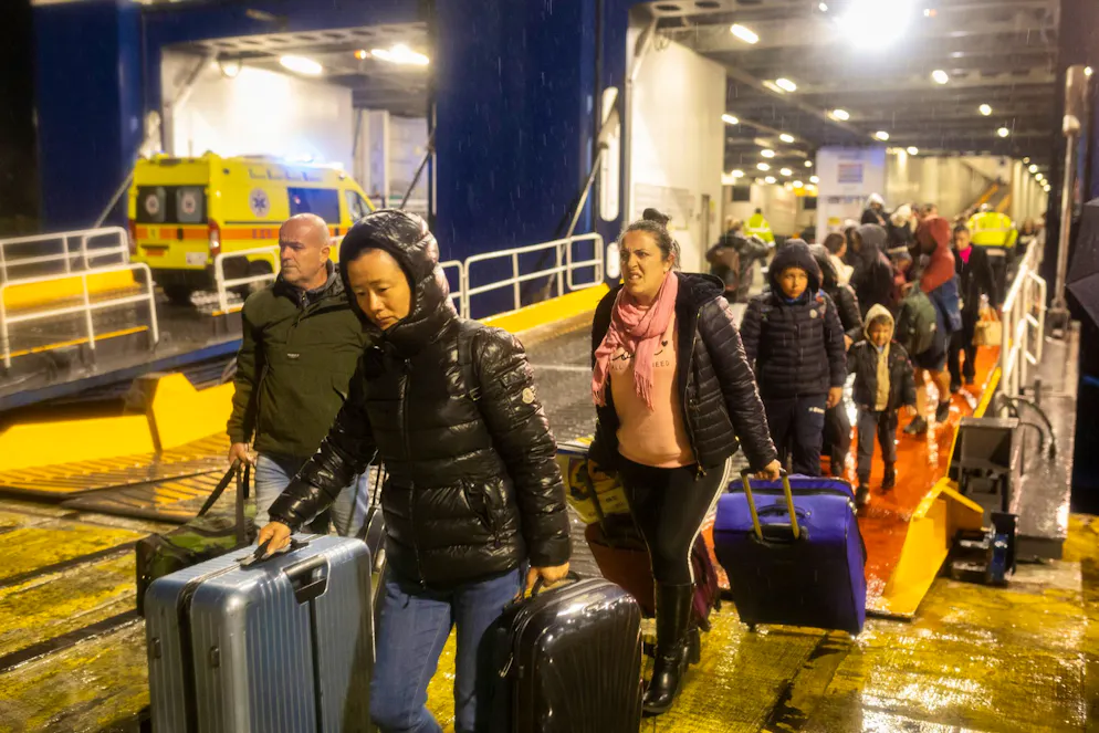 Der Ansturm auf die Fähr- und Flugtickets auf Santorini war und bleibt gross.