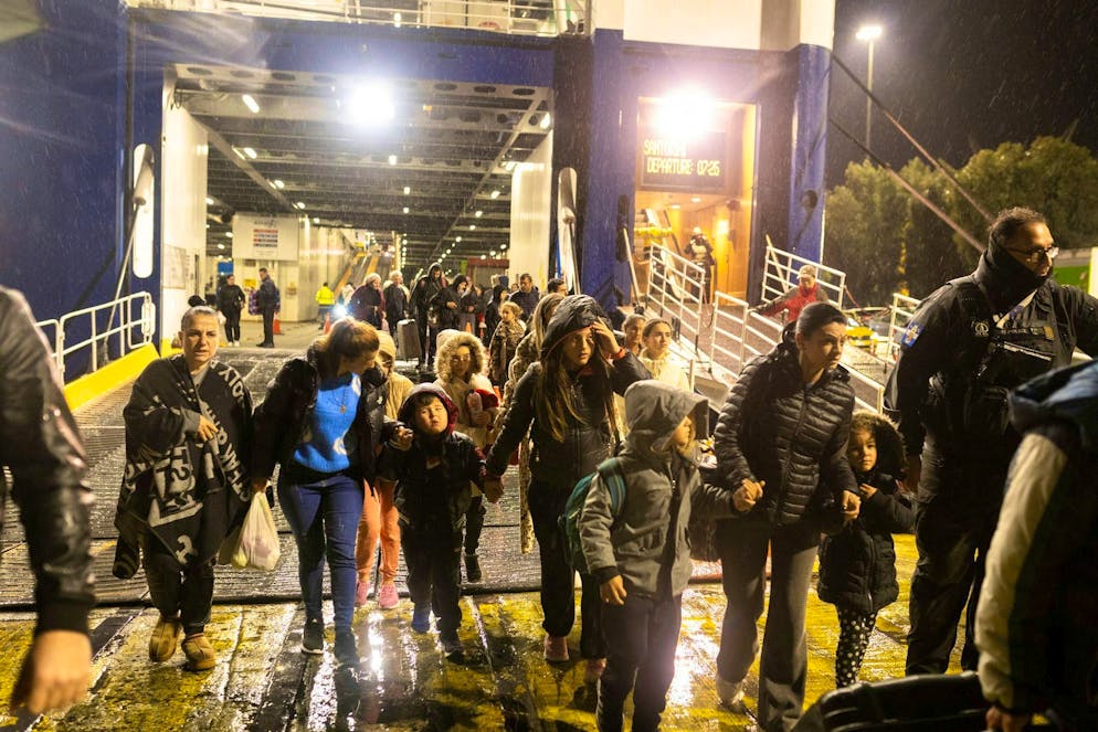 "I feel like a refugee in my own country," complained a woman on the ferry.