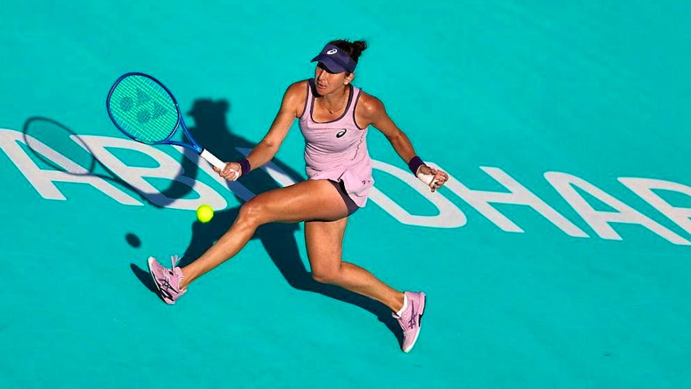 Belinda Bencic is in impressive form in Abu Dhabi.
