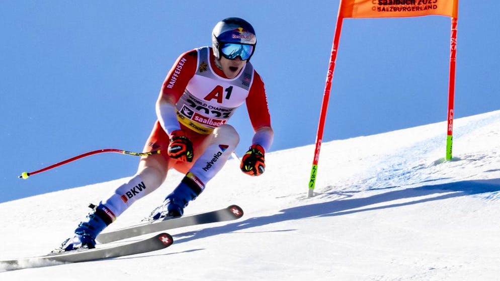 First World Championship downhill training. Rogentin and Odermatt at the front - Cochran-Siegle sets clear best time