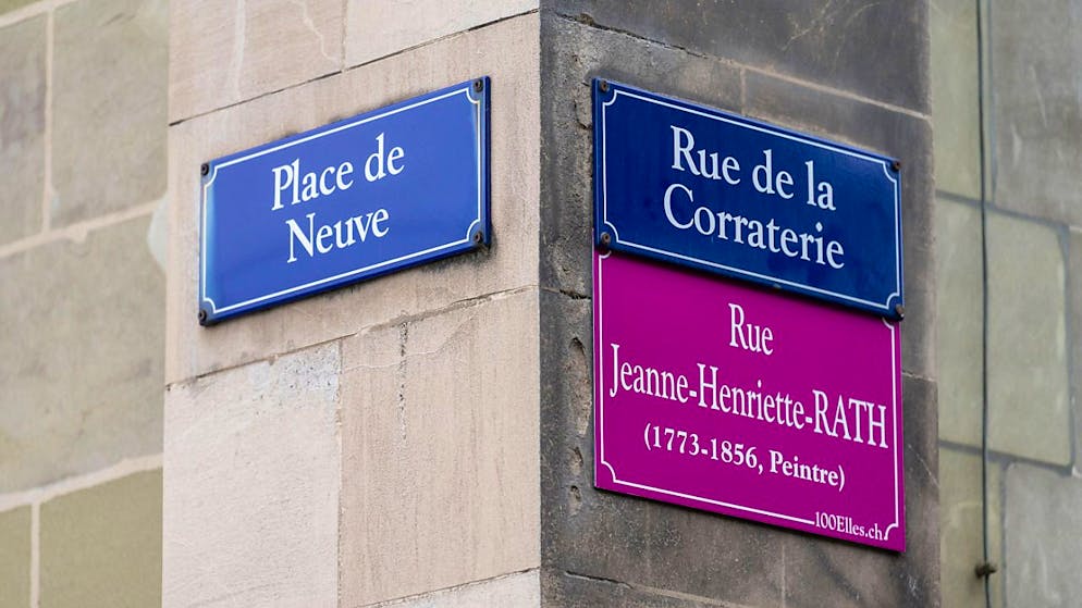 En Ville de Genève, la place de la Petite-Fusterie pourra être renommée d'après la survivante des camps de concentration Ruth Fayon. Le canton veut nommer 100 rues du canton d'après des femmes qui ont joué un rôle dans l'histoire genevoise (illustration).