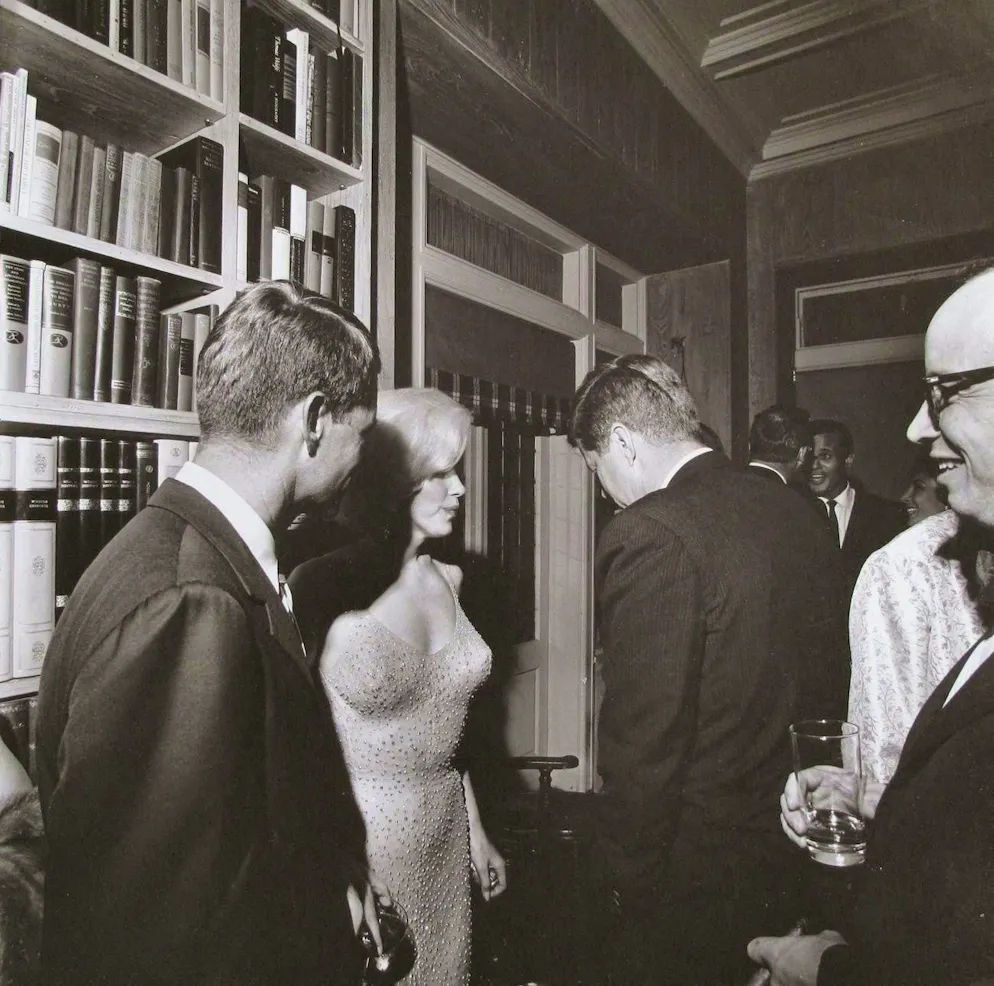 A moment that went down in history and shocked the world: Marilyn Monroe in a dress that is now referred to by many as the "Original Naked Dress".