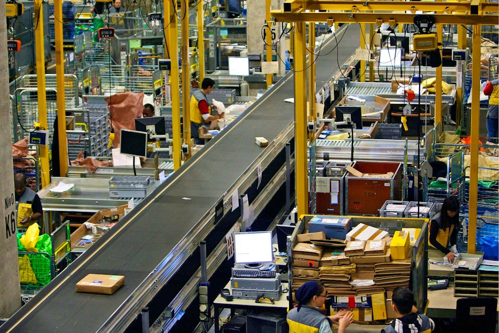 According to Swiss Post, letter volumes are declining.