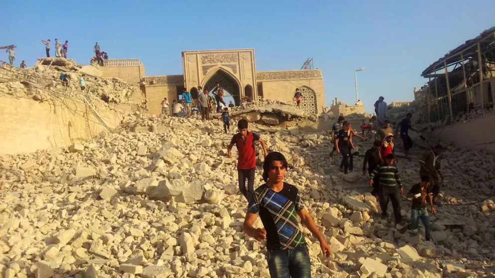 La vieille ville de Mossoul a été détruite à 80% depuis la proclamation en 2014 du "califat" de l'Etat islamique (archives).