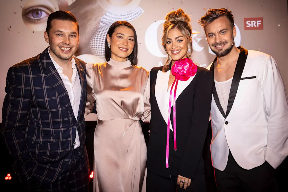 «G&G»-Awards 2023
Preisverleihung vom 20. Januar 2024 mit (von links nach recht) Joel Grolimund, Tanya König, Jennifer Bosshard und Michel Birri.