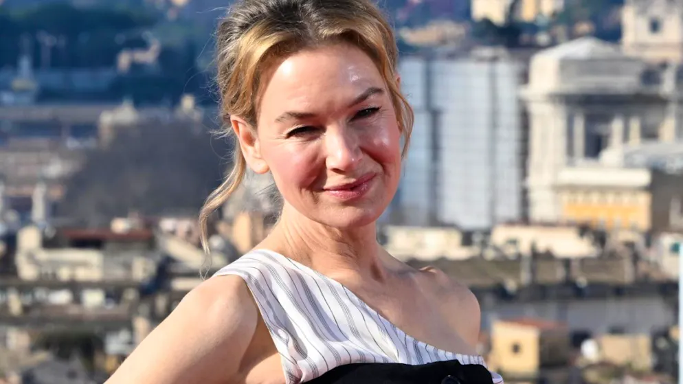 L'attrice Renée Zellweger oggi a Roma