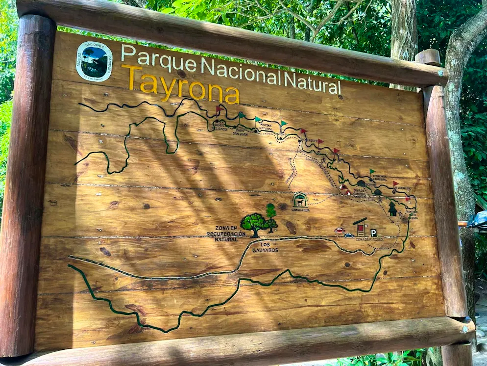 Tayrona National Park. Tayrona National Park is one of the attractions of northern Colombia.