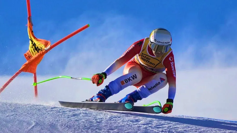 Priska Ming-Nufer secures a starting place for the World Championship downhill thanks to a good run in the second training session.