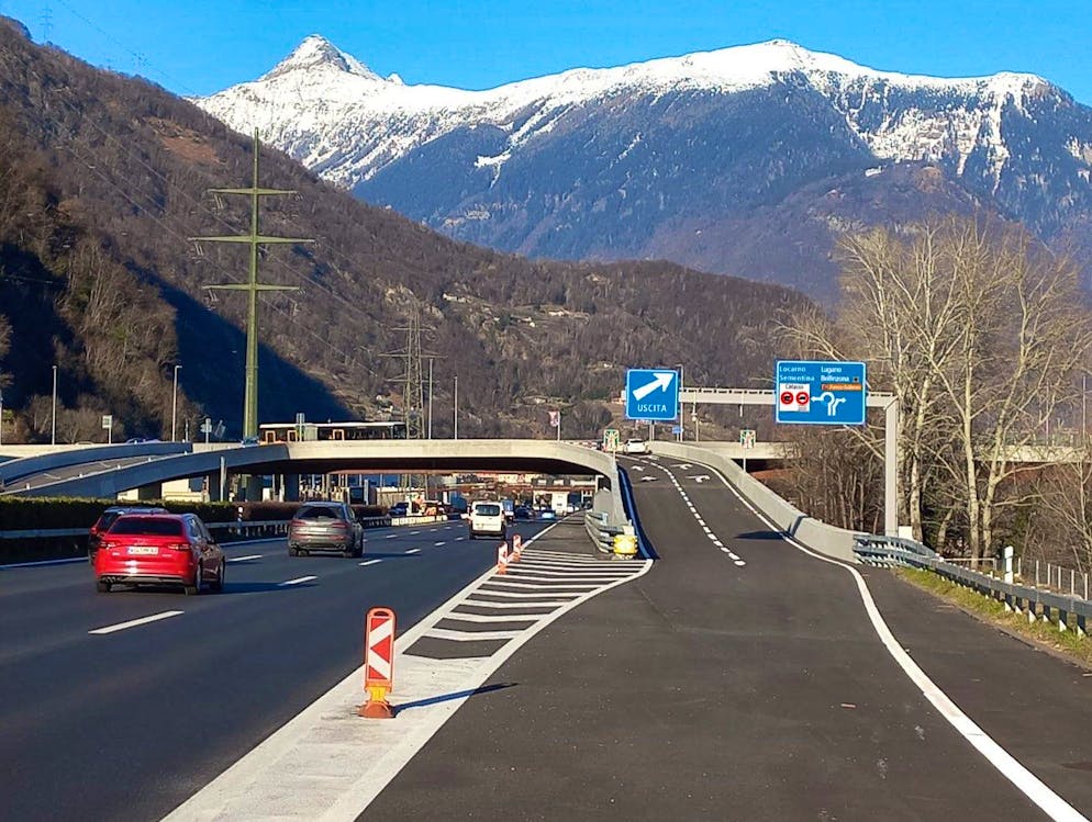 Semisvincolo di Bellinzona aperto anche per entrare in Città