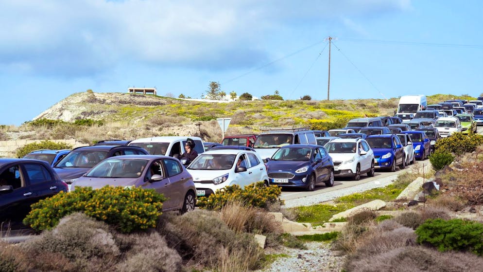Geophysicist on Santorini. 
