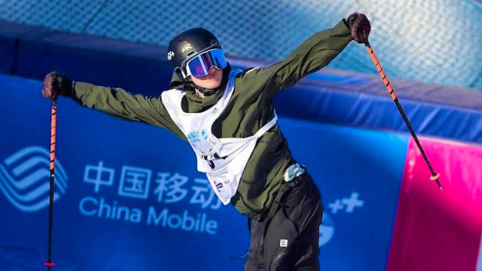 Well jumped, just not rewarded with a podium: Andri Ragettli.