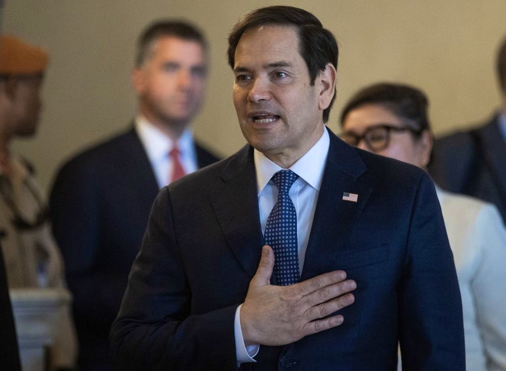 Il Segretario di Stato americano Marco Rubio.