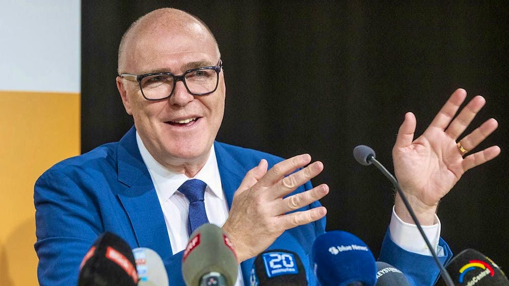 Martin Pfister comments on his candidacy for the Federal Council - Gallery. Martin Pfister, member of Zug's central government, speaks to the media about his candidacy for the Federal Council.