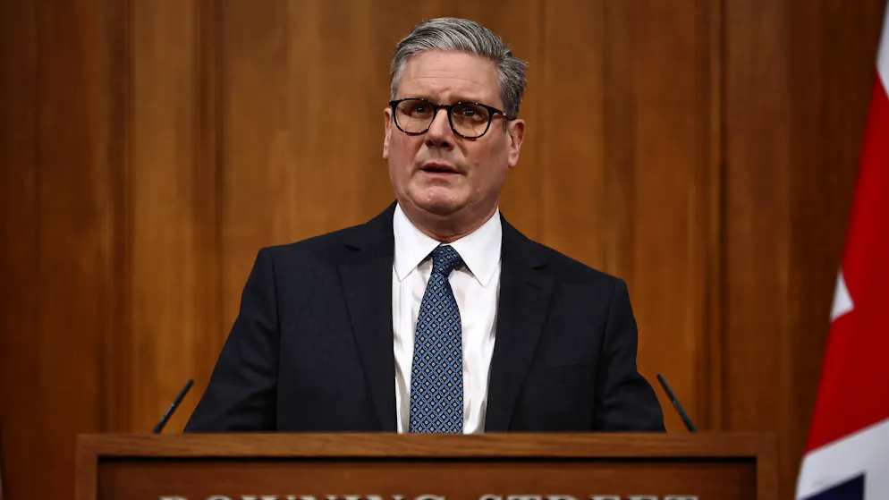 Die britische Premierminister Keir Stamer hält eine US-Absicherung im Ukraine-Krieg für unabdingbar.
