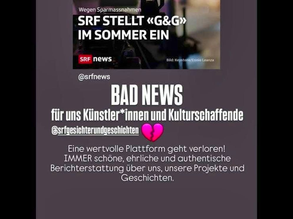 Tiziana Gulino mourns the end of G&G.