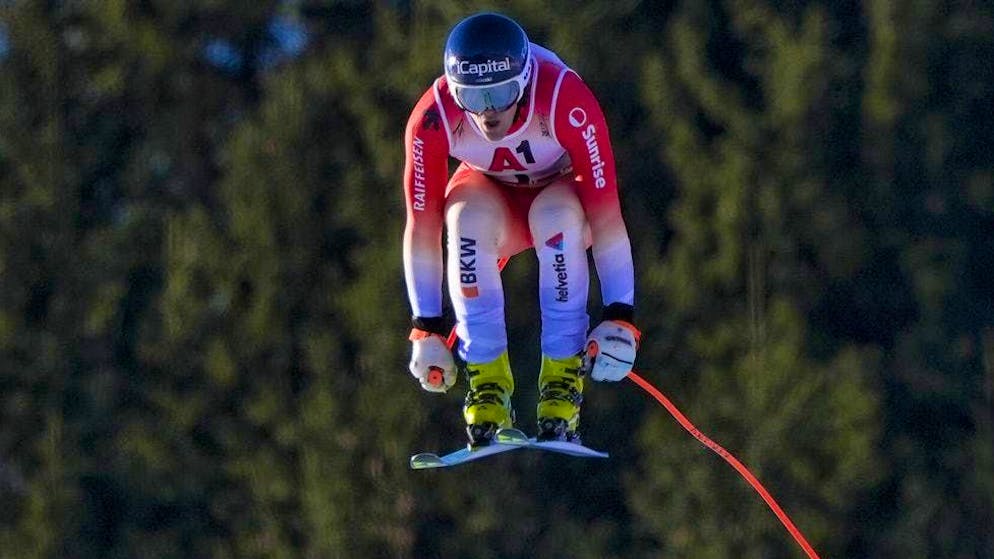 Stefan Rogentin secures the fifth Swiss starting place for the World Championship downhill with a strong second training run.