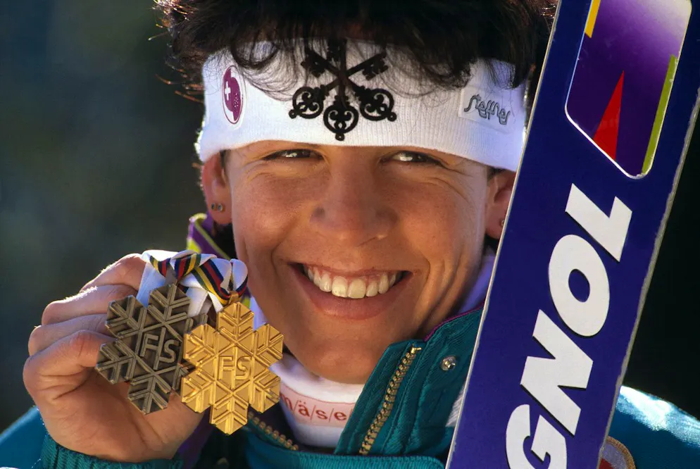 Vreni Schneider, la più vincente sciatrice svizzera della storia