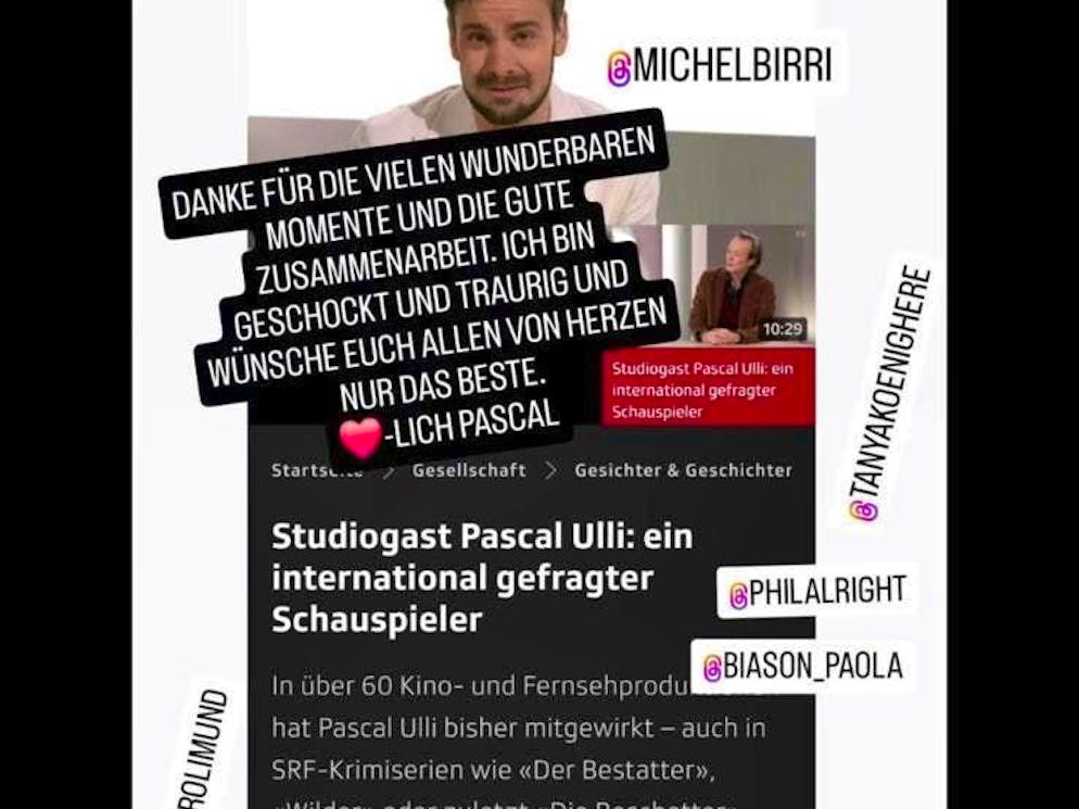 Pascal Ulli is also annoyed.