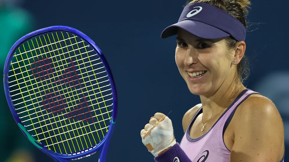 Abu Dhabi. Belinda Bencic frappe fort et file en finale