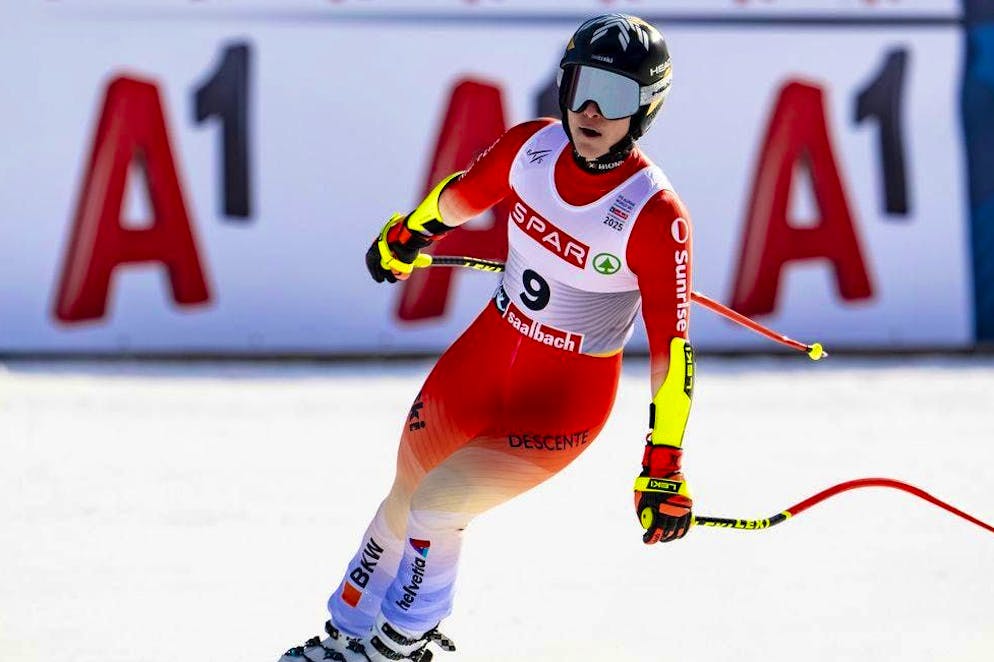 The Swiss women around Lara Gut-Behrami are not among the front runners in the final training.