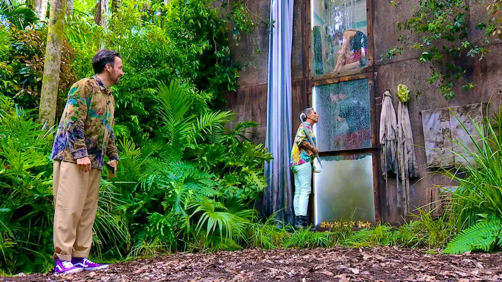 The presenter duo Jan Köppen and Sonja Zietlow had no idea in advance how quickly the shower test on day 14 of the jungle camp would come to an end.