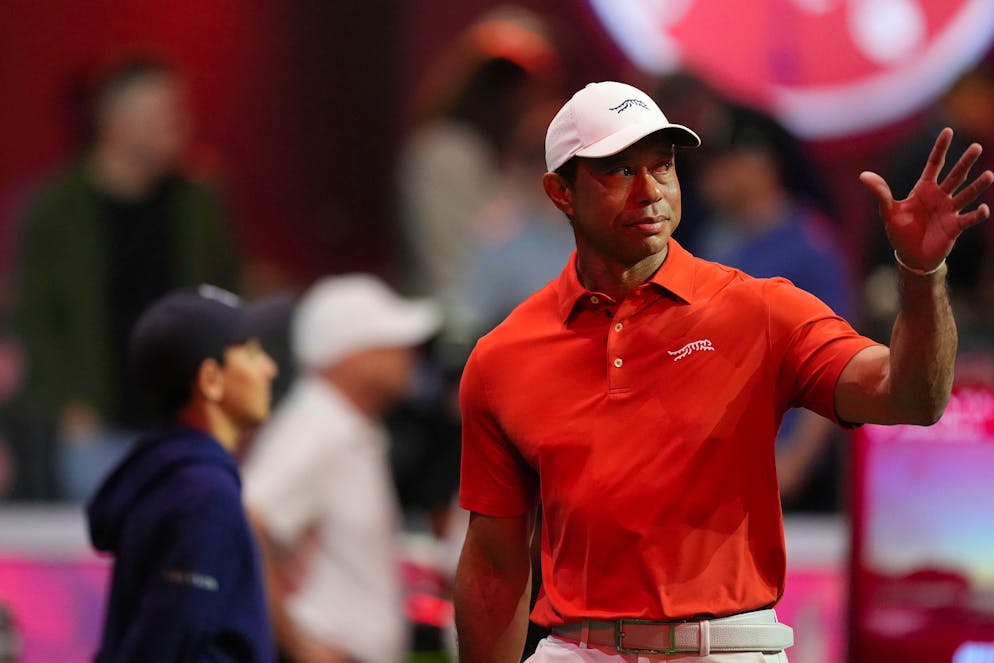 Tiger Woods son premier tournoi professionnel depuis sept mois.