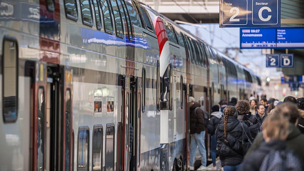 Entré en vigueur le 15 décembre dernier, le nouvel horaire CFF a été contesté par l'Alliance des villes et Ouestrail qui dénoncent une péjoration de l'offre pour leur région (archives).