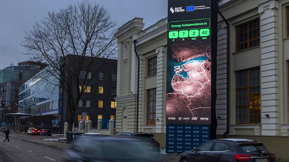 Les pays baltes étaient connectés à la Russie depuis l'ère soviétique.