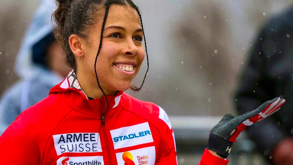 Melanie Hasler can celebrate European Championship silver in monobob