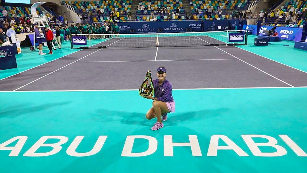 Belinda Bencic wins the tournament again - Gallery. Unbeaten in Abu Dhabi (9:0 wins)