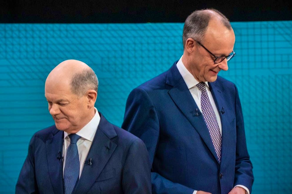 Not always in agreement: Olaf Scholz (l.) and Friedrich Merz (r.)