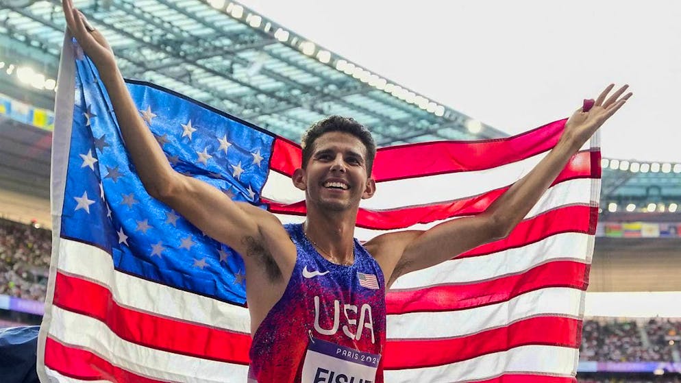 World records for Fisher and Nuguse - Gallery. Grant Fisher sets a world record over 3000 meters in New York.