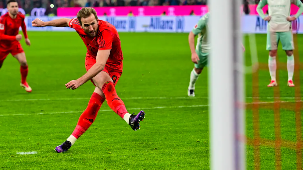 Harry Kane bei seinem 29. Elfmeter-Tor nacheinander.
