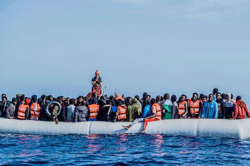 Des dizaines de milliers de migrants d'Afrique sub-saharienne, en quête de l'eldorado européen, sont la proie de trafiquants, quand ils ne meurent pas en tentant la périlleuse traversée de la Méditerranée (archives).