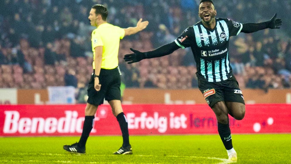 Streller's goal record equaled: Jean-Pierre Nsame picks up at FC St. Gallen where he left off at Young Boys