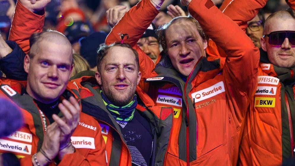 Hair off with the Swiss ski cracks.