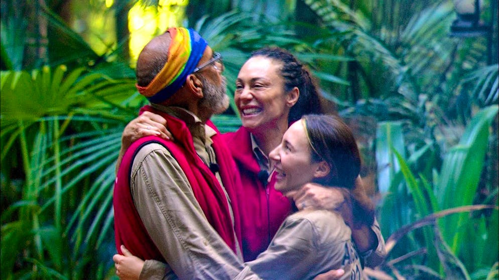 Jungle Camp 2025: The grand finale. Pierre Sanoussi-Bliss, Lilly Becker and Alessia Herren fought for the RTL jungle crown in the 2025 final (from left to right).