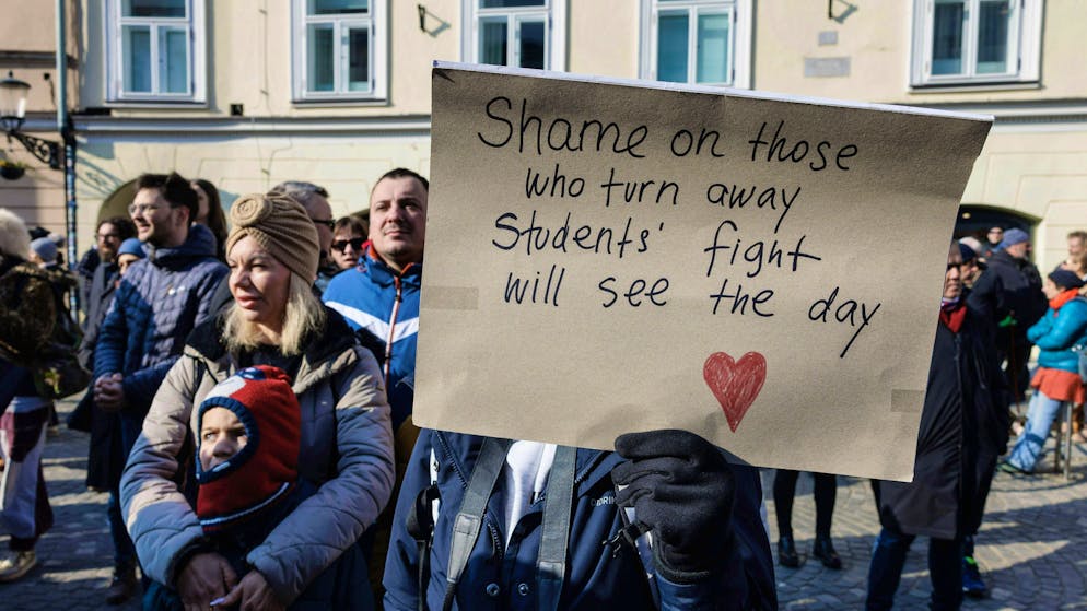 Students have become the driving force behind the organization of the protests.
