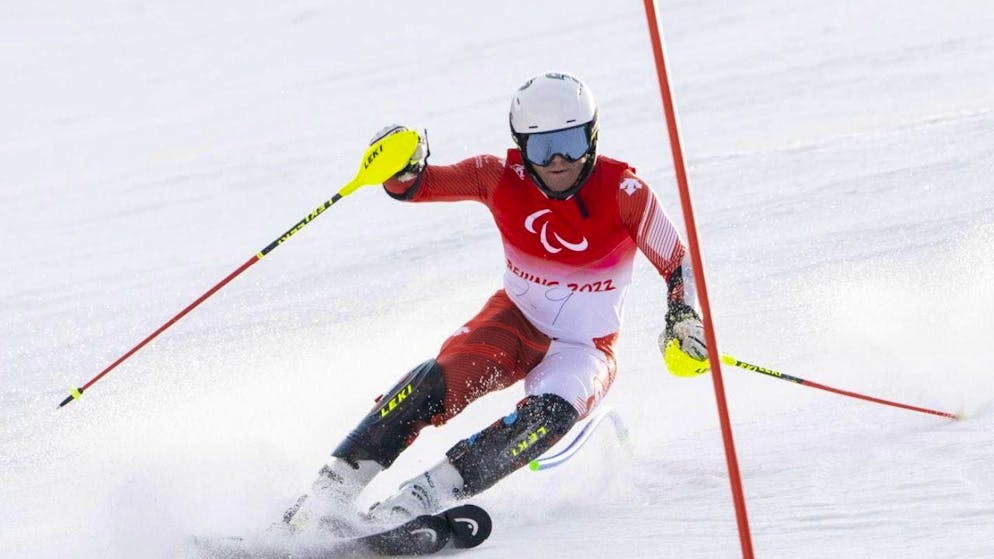 Robin Cuche at the 2022 Paralympics in Beijing