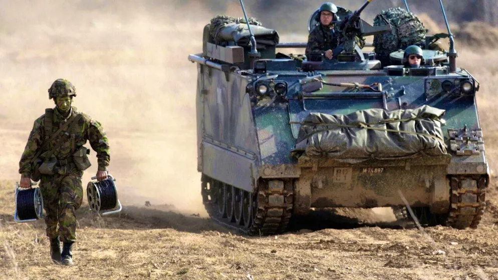 The M113 infantry fighting vehicles are used as troop transporters, among other things. (archive picture)