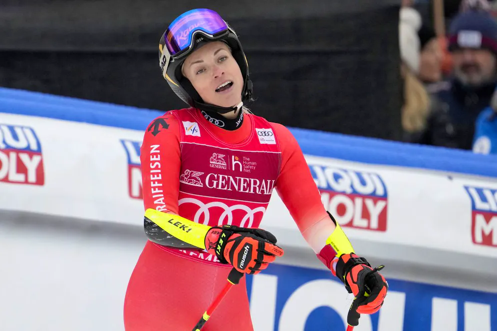 Lara Gut-Behrami, ici lors du géant de Mont-Tremblant en 2023.