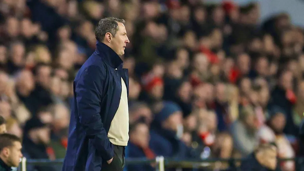 Time up: Brian Priske is no longer on the Feyenoord Rotterdam touchline