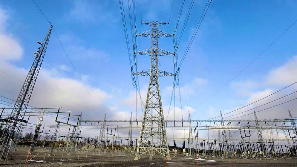 ARCHIVE - The EstLink2 converter station in Anttila, operated by Fingrid. Photo: Markku Ulander/Lehtikuva/dpa