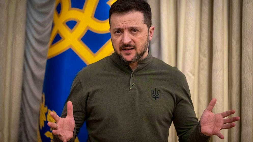 The Ukrainian President Volodymyr Zelensky. Photo: Efrem Lukatsky/AP/dpa