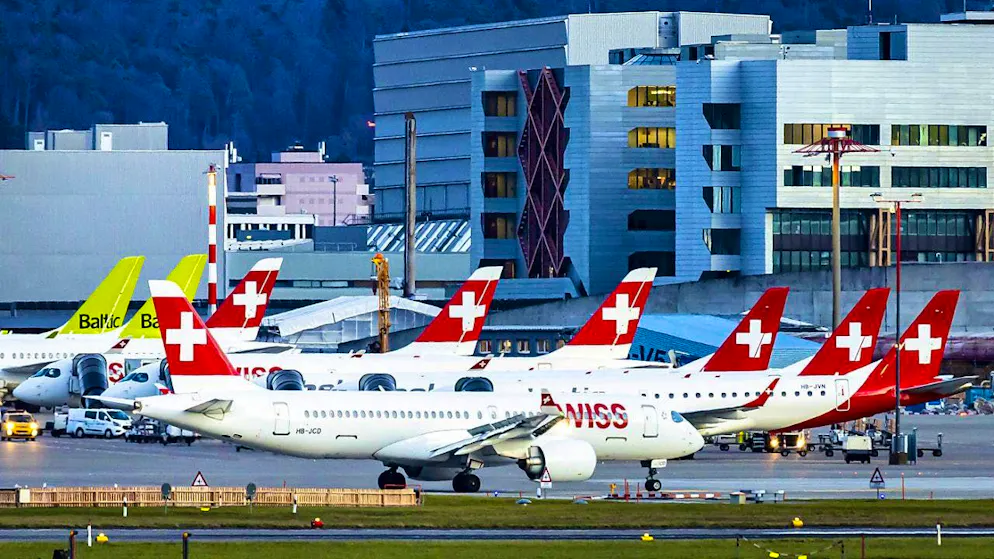 Many travelers: Zurich Airport was also bustling with passengers at the start of 2025.