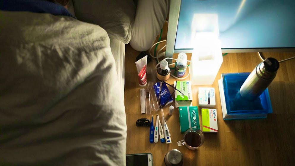 The number of flu cases in Switzerland has fallen. According to the FOPH, however, the peak has not yet been reached. (archive picture)