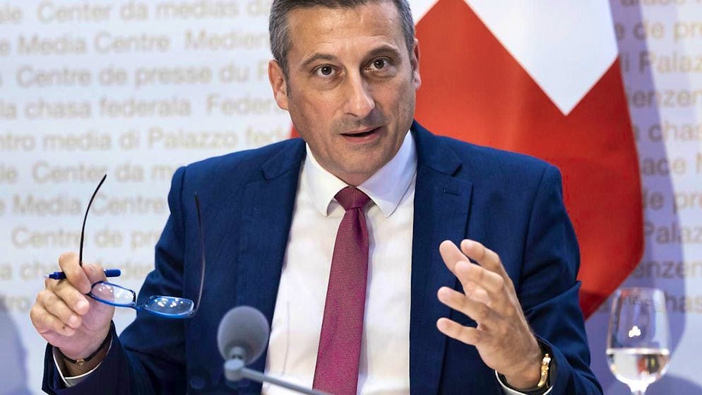 As Federal Council delegate for Ukraine, Jacques Gerber will be responsible for the implementation of Swiss reconstruction aid in the war-ravaged country. (archive picture)